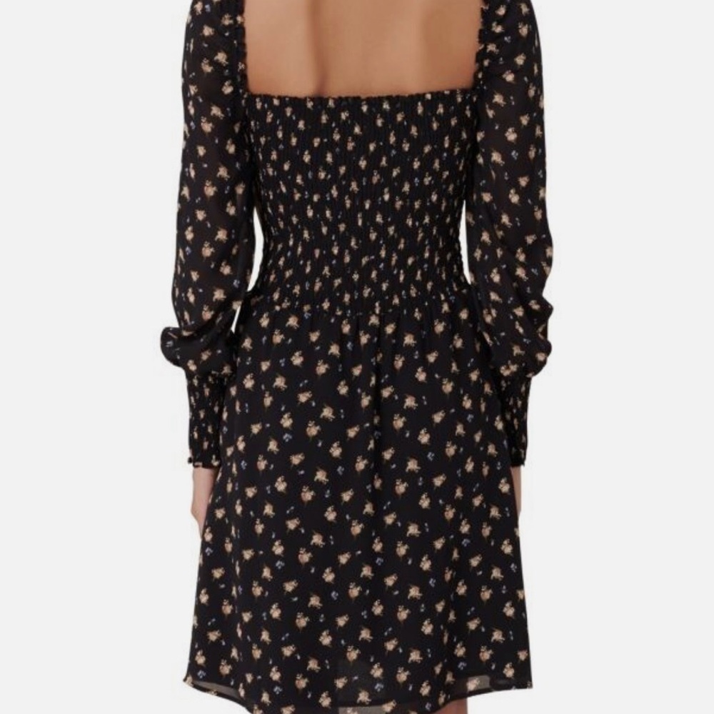 Rithik Smocked Floral Print Dress - Picture 2 of 5